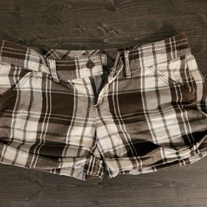 Abercrombie and Fitch Plaid Shorts